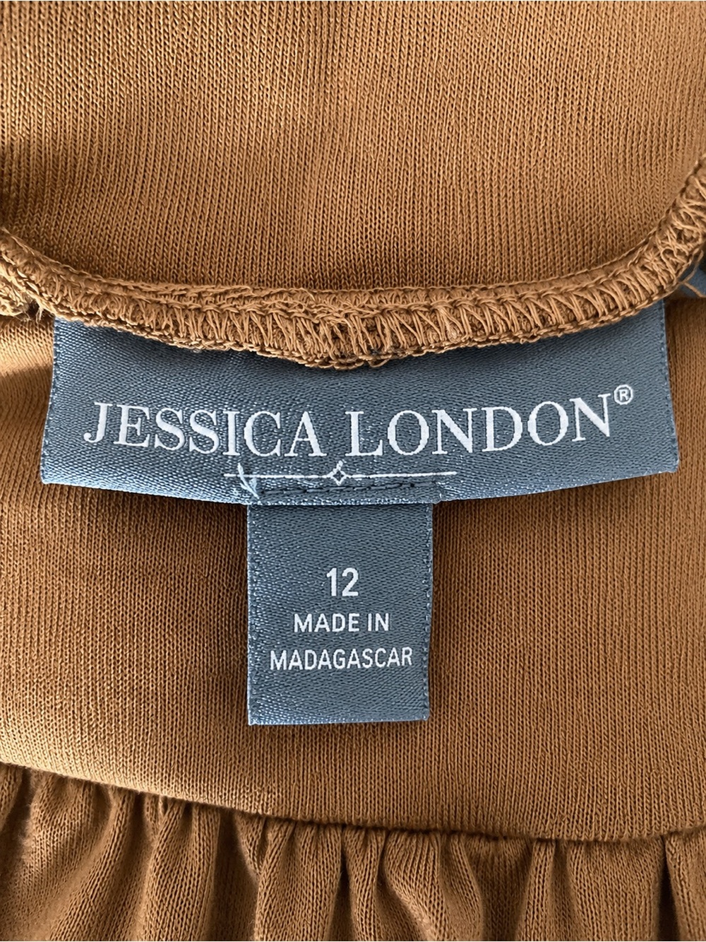 *NWT* Roamans Camel Stretch Wide Leg Crop Pant - Size 12 - Picture 4 of 7